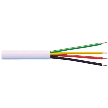 CABO P/ALARME 4X40 2 PARES (4 VIAS) SOLIDO BRANCO COBRE - CX
