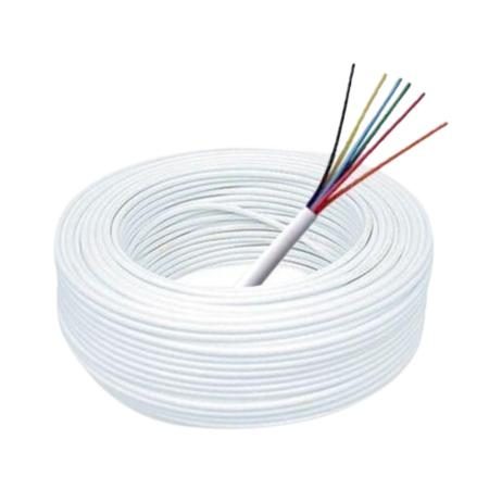 CABO ALARME 06X40 6 VIAS MULTICORES LIGA COBRE  BR 100M
