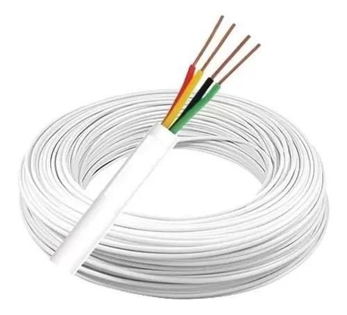 CABO P/ ALARME 4X50 04 VIAS LIGA COBRE MULTICORES BR 100M