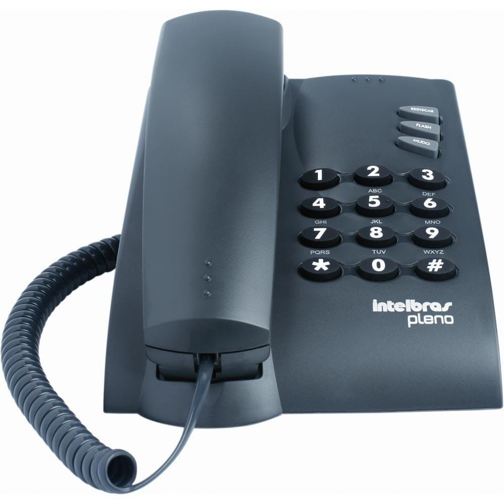 TELEFONE PLENO PRETO COM CHAVE