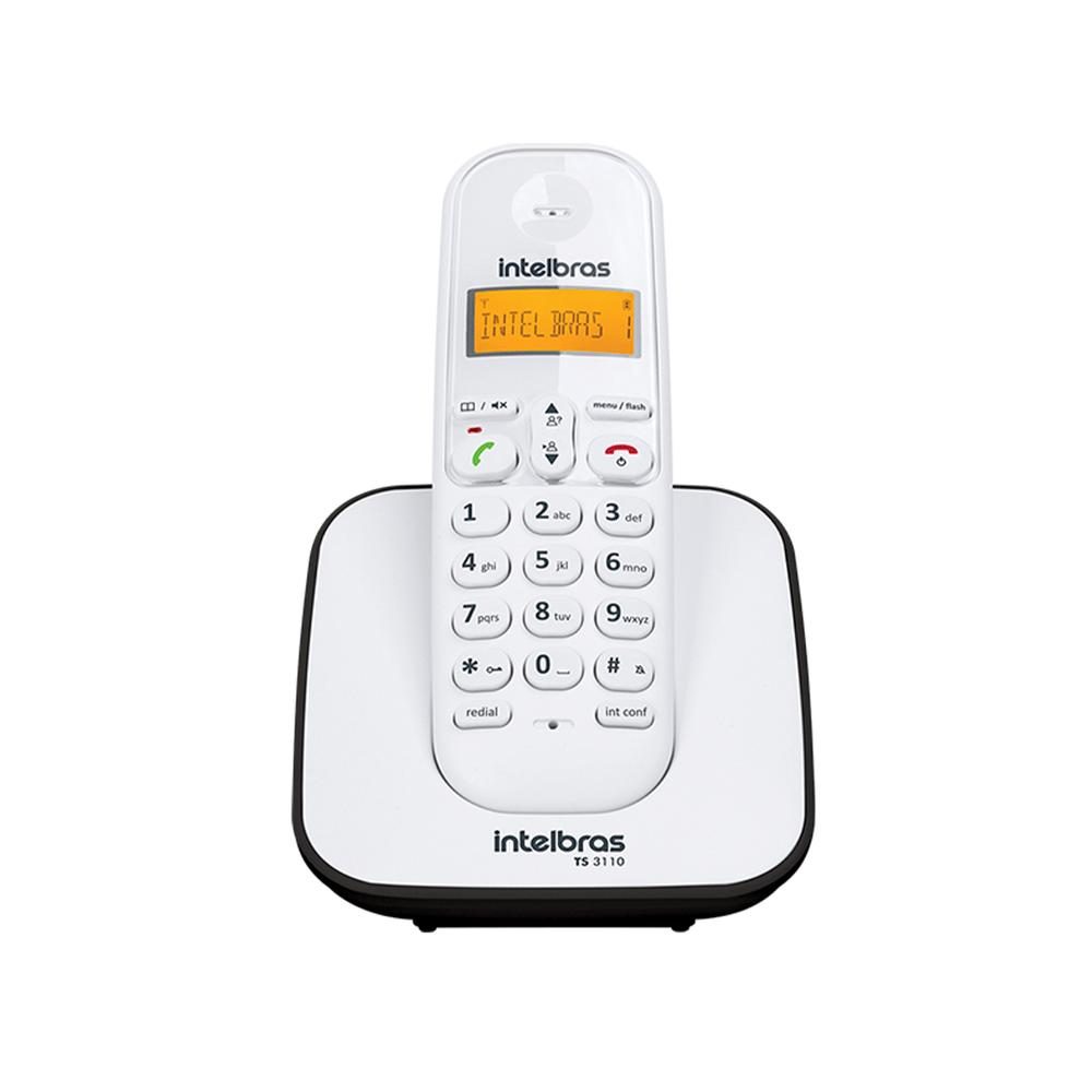 TELEFONE SEM FIO TS 3110 BRANCO E PRETO