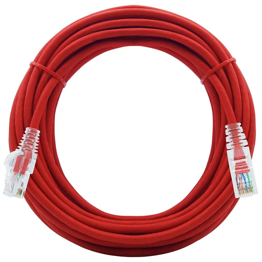 PATCH CORD RJ45 CAT6 2,5M VERMELHO